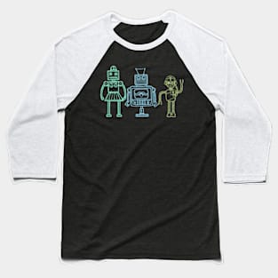 Robot Family #I Baseball T-Shirt